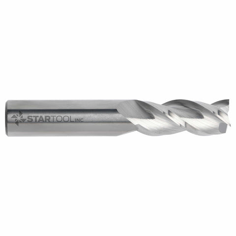 1/4" x 3 Fl x 3" OAL x 3/4" LOC w/ Square Corner | Carbide End Mill